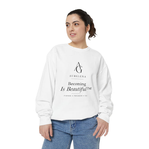 Becoming Is Beautiful™ Garment-Dyed Sweatshirt
