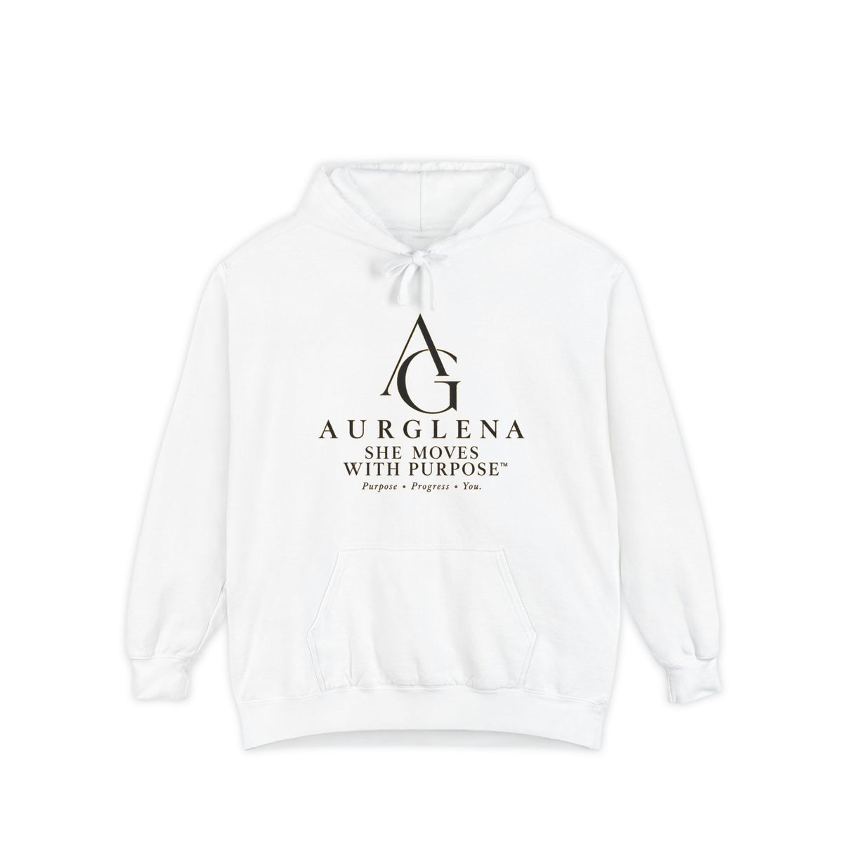 She Moves With Purpose™ Garment-Dyed Hoodie
