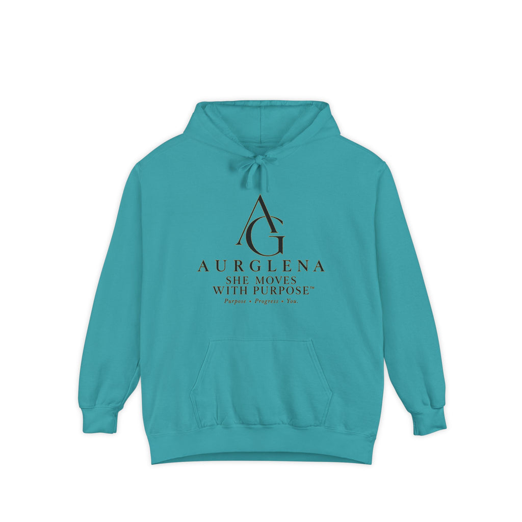 She Moves With Purpose™ Garment-Dyed Hoodie