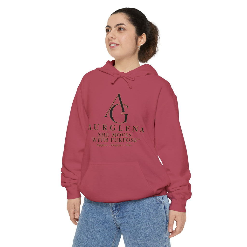 She Moves With Purpose™ Garment-Dyed Hoodie