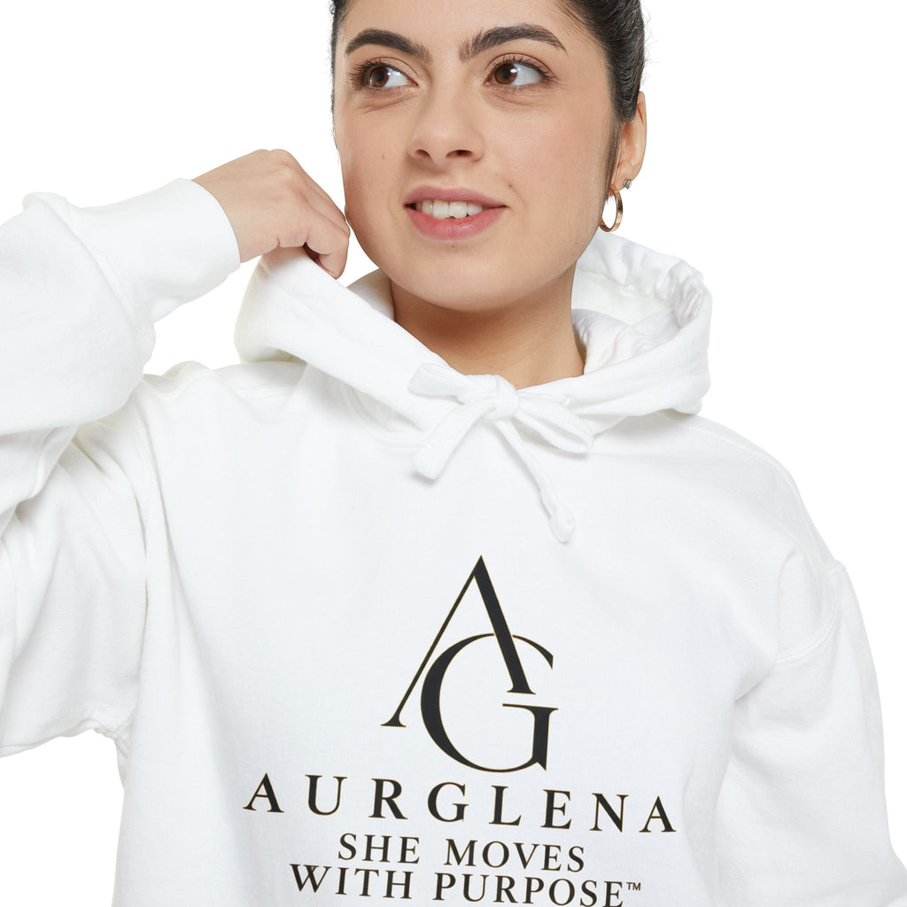 She Moves With Purpose™ Garment-Dyed Hoodie